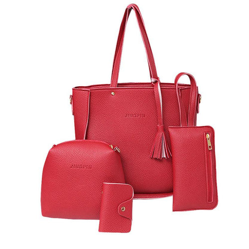 Women's Leather Bag Set